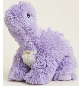 WARMIES WARMIES PLUSH PURPLE LONG NECK DINOSAUR