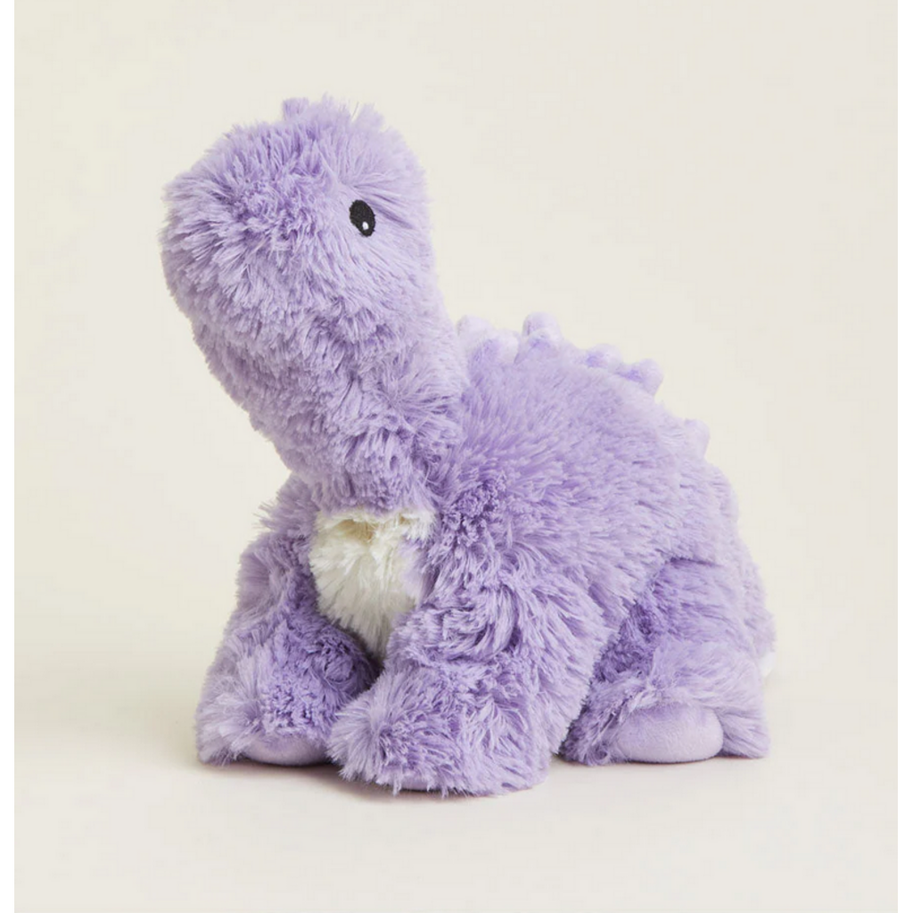 WARMIES WARMIES PLUSH PURPLE LONG NECK DINOSAUR