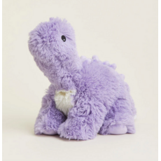 WARMIES WARMIES PLUSH PURPLE LONG NECK DINOSAUR