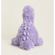 WARMIES WARMIES PLUSH PURPLE LONG NECK DINOSAUR