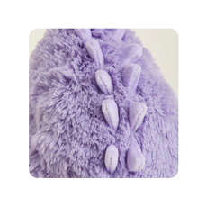 WARMIES WARMIES PLUSH PURPLE LONG NECK DINOSAUR