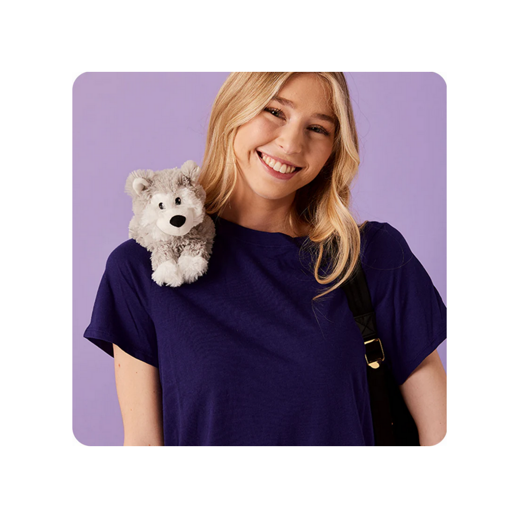 WARMIES WARMIES JUNIOR PLUSH HUSKY