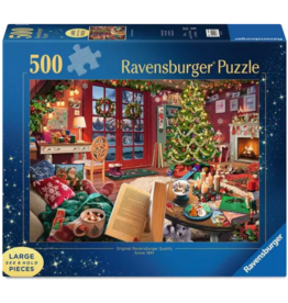 RAVENSBURGER USA COZY CHRISTMAS RETREAT 500 PC PUZZLE