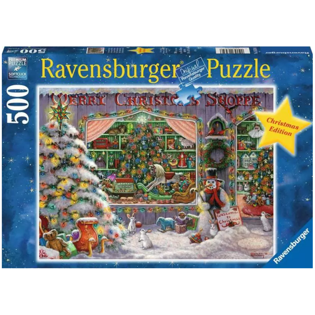 THE CHRISTMAS SHOP 500 PIECE PUZZLE*