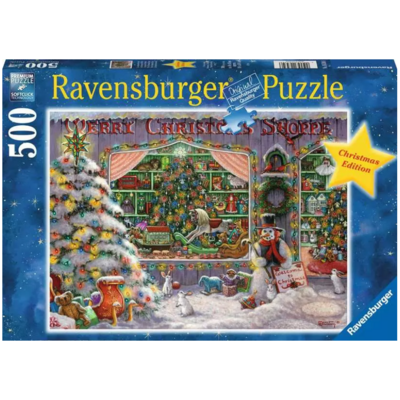 THE CHRISTMAS SHOP 500 PIECE PUZZLE*