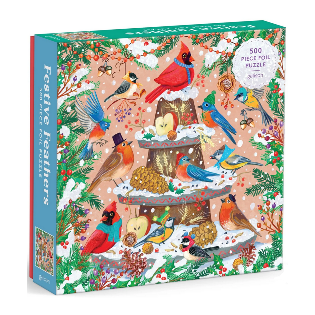 GALISON FESTIVE FEATHERS 500 PC PUZZLE