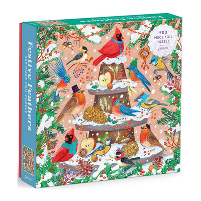 GALISON FESTIVE FEATHERS 500 PC PUZZLE