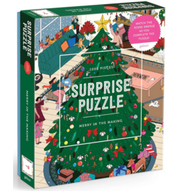 GALISON MERRY IN THE MAKING 1000 PC SURPRISE PUZZLE