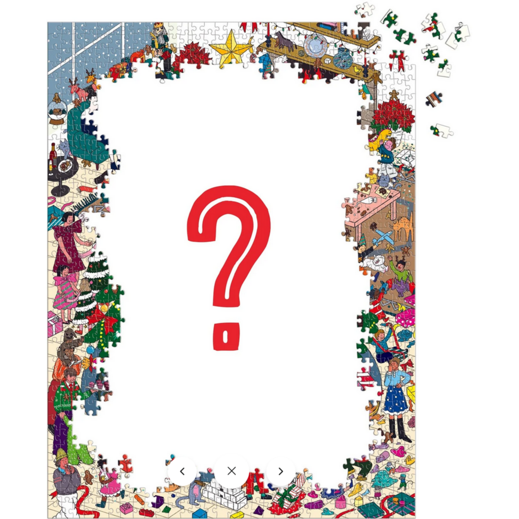 GALISON MERRY IN THE MAKING 1000 PC SURPRISE PUZZLE