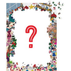 GALISON MERRY IN THE MAKING 1000 PC SURPRISE PUZZLE