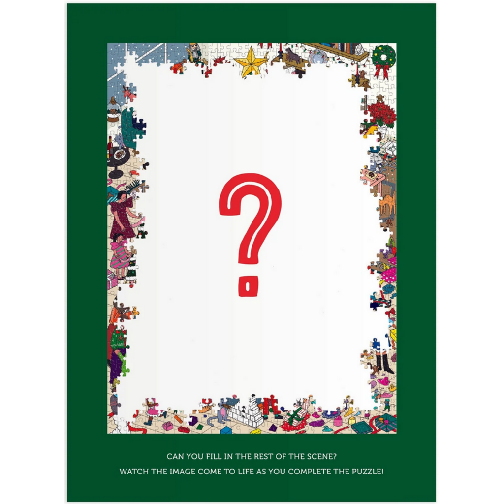 GALISON MERRY IN THE MAKING 1000 PC SURPRISE PUZZLE