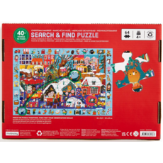 MUDPUPPY CHRISTMAS MARKET 64 PC PUZZLE