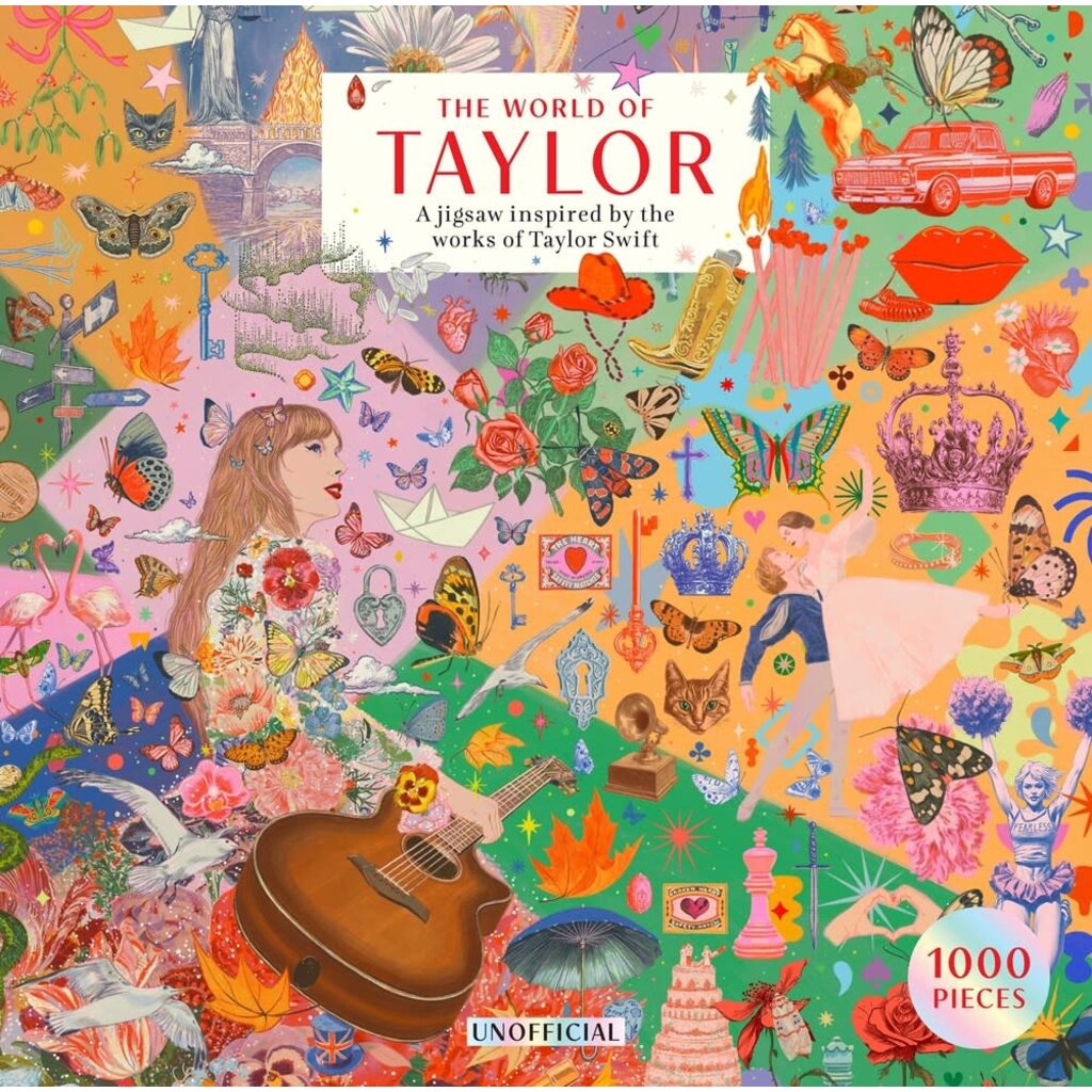 LAURENCE KING PUBLISHING WORLD OF TAYLOR 1000 PC PUZZLE