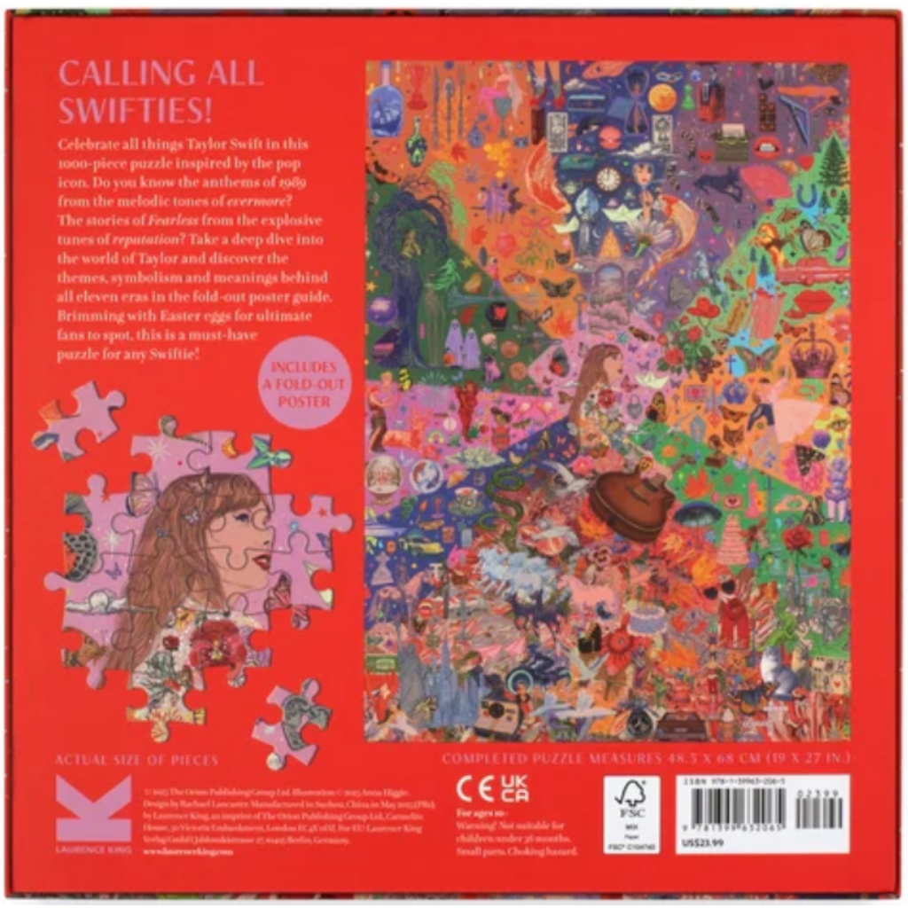 LAURENCE KING PUBLISHING WORLD OF TAYLOR 1000 PC PUZZLE