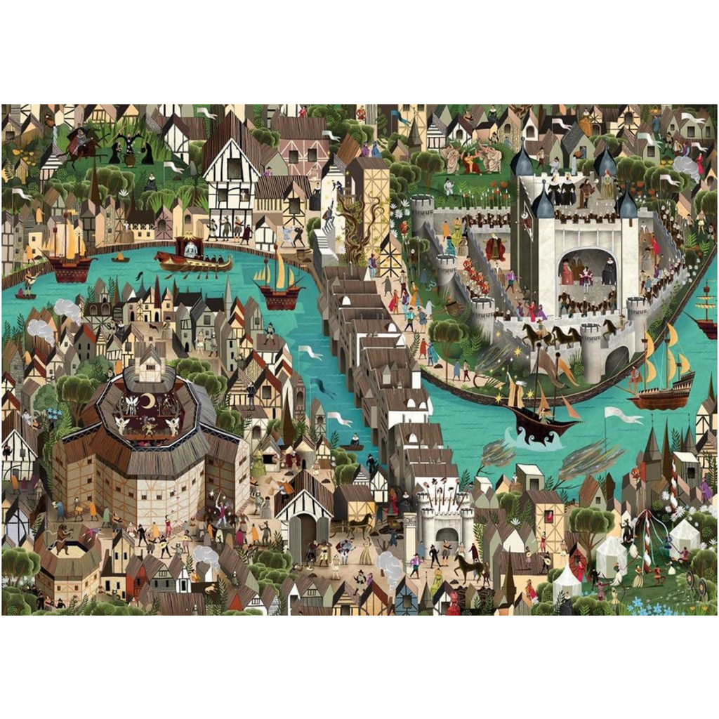 LAURENCE KING PUBLISHING WORLD OF SHAKESPEARE 1000 PC PUZZLE