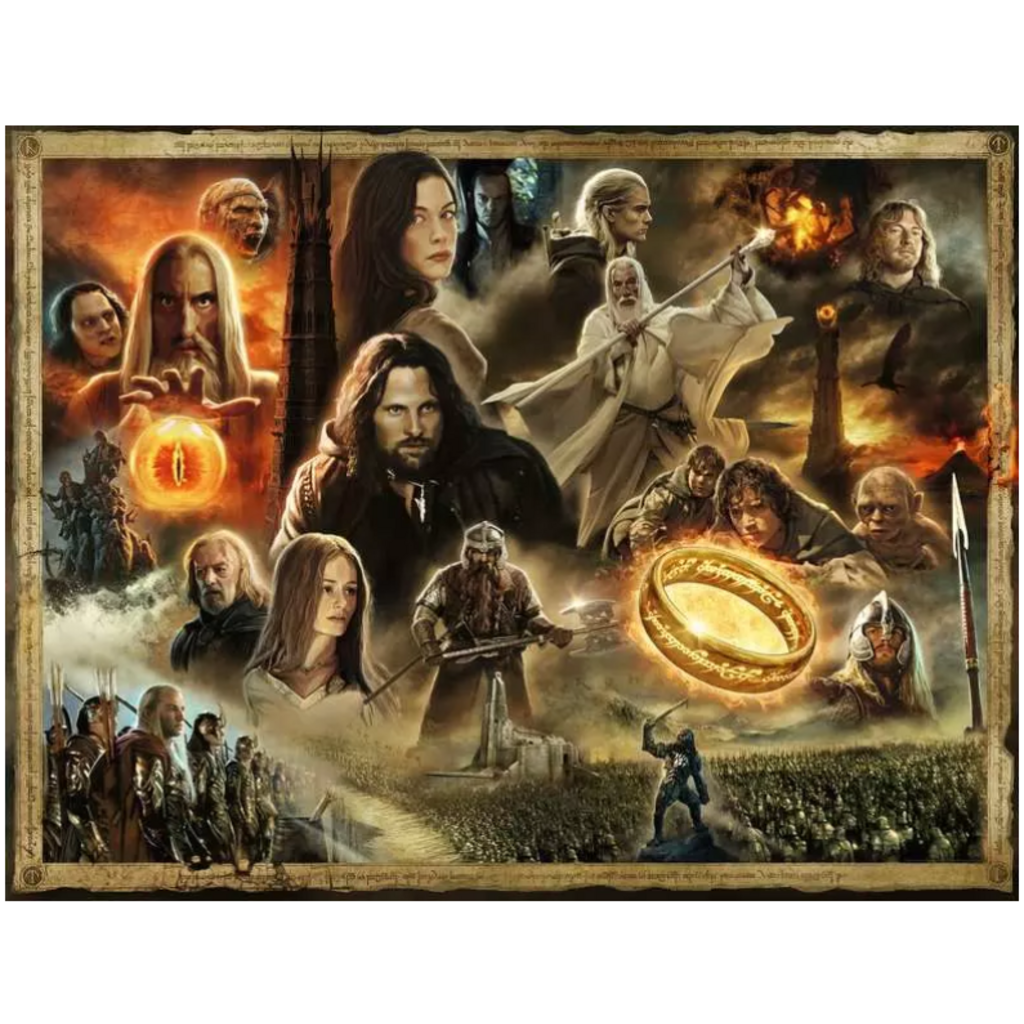 RAVENSBURGER USA THE LORD OF THE RINGS: THE TWO TOWERS 2000 PC PUZZLE