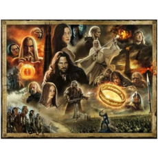 RAVENSBURGER USA THE LORD OF THE RINGS: THE TWO TOWERS 2000 PC PUZZLE