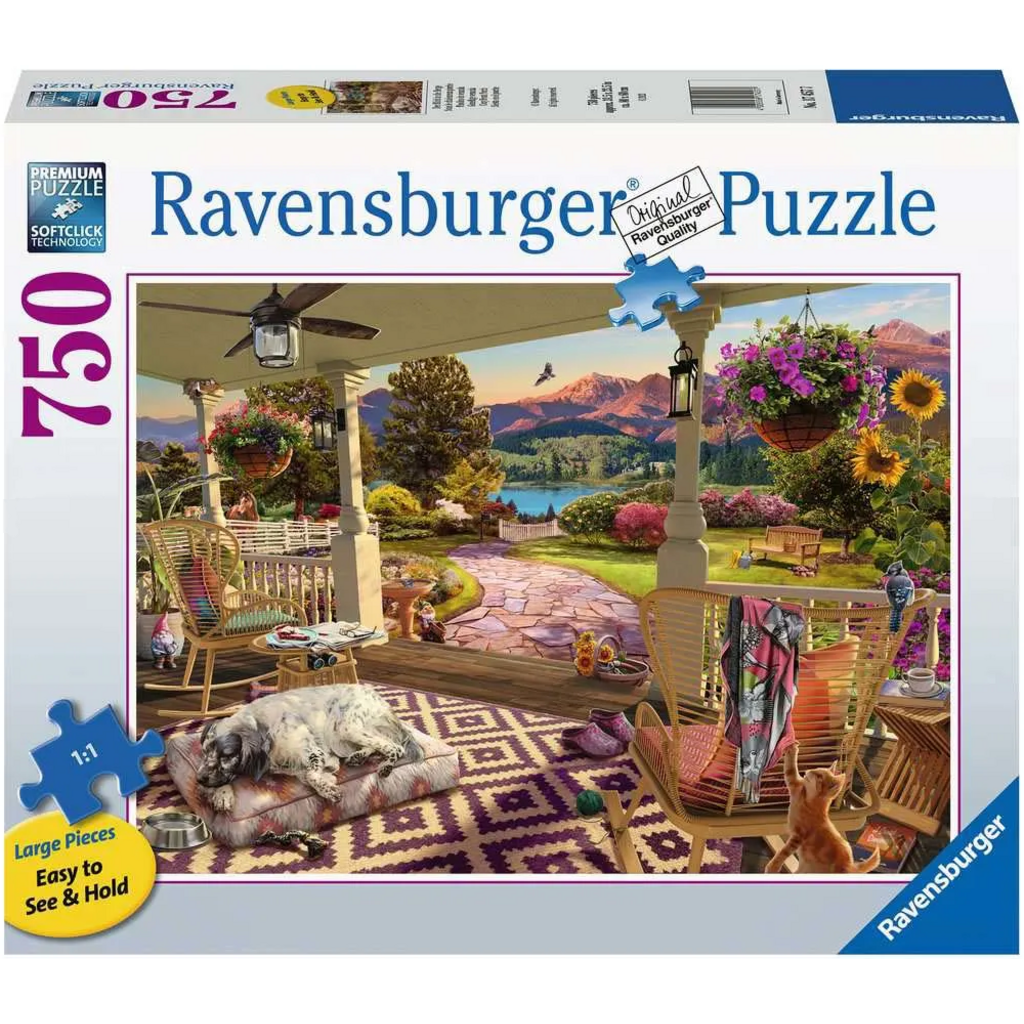 RAVENSBURGER USA COZY FRONT PORCH 750 PC PUZZLE