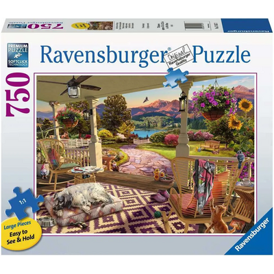 RAVENSBURGER USA COZY FRONT PORCH 750 PC PUZZLE