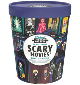 RIDLEY'S GAMES 50 MUST WATCH SCARY MOVIES BUCKET LIST 1000 PC PUZZLE