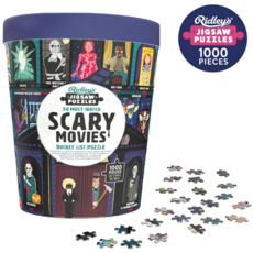 RIDLEY'S GAMES 50 MUST WATCH SCARY MOVIES BUCKET LIST 1000 PC PUZZLE