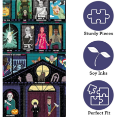 RIDLEY'S GAMES 50 MUST WATCH SCARY MOVIES BUCKET LIST 1000 PC PUZZLE