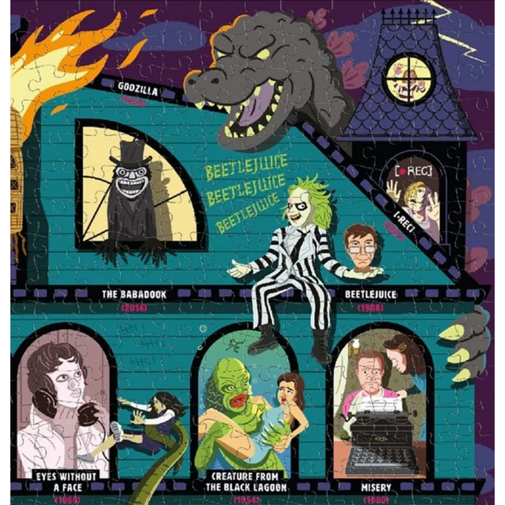 RIDLEY'S GAMES 50 MUST WATCH SCARY MOVIES BUCKET LIST 1000 PC PUZZLE