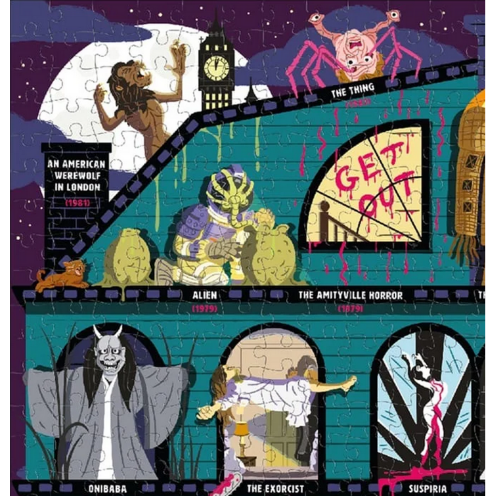 RIDLEY'S GAMES 50 MUST WATCH SCARY MOVIES BUCKET LIST 1000 PC PUZZLE
