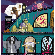 RIDLEY'S GAMES 50 MUST WATCH SCARY MOVIES BUCKET LIST 1000 PC PUZZLE