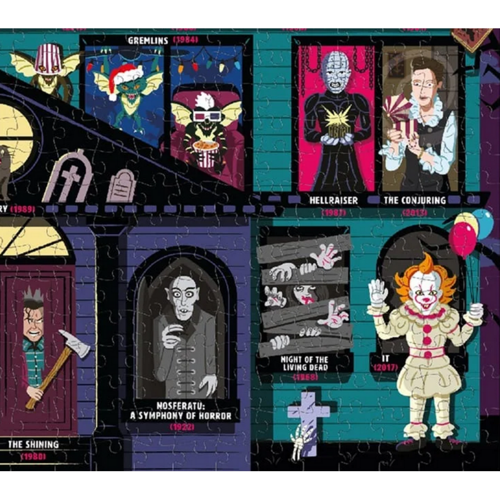 RIDLEY'S GAMES 50 MUST WATCH SCARY MOVIES BUCKET LIST 1000 PC PUZZLE