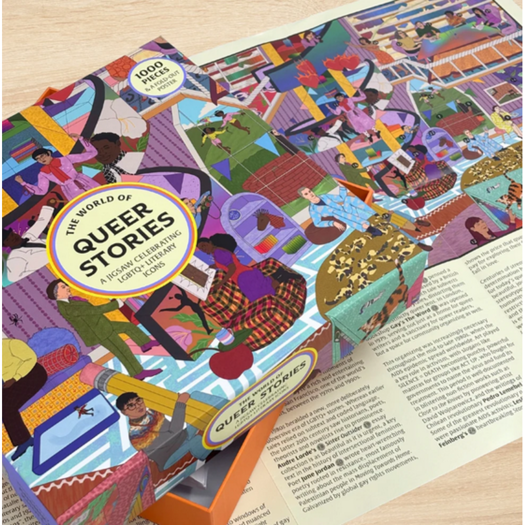 LAURENCE KING PUBLISHING WORLD OF QUEER STORIES 1000 PC PUZZLE