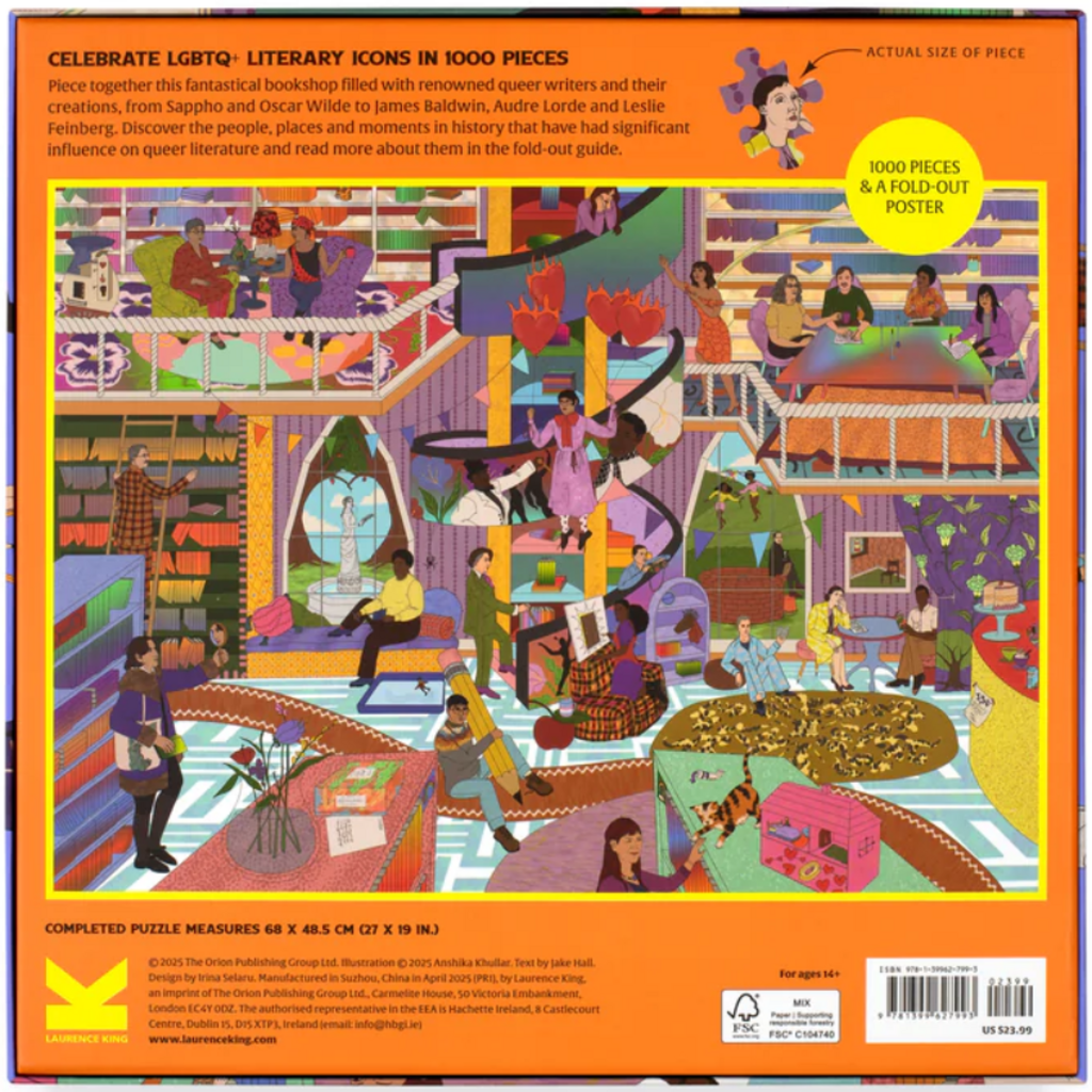 LAURENCE KING PUBLISHING WORLD OF QUEER STORIES 1000 PC PUZZLE
