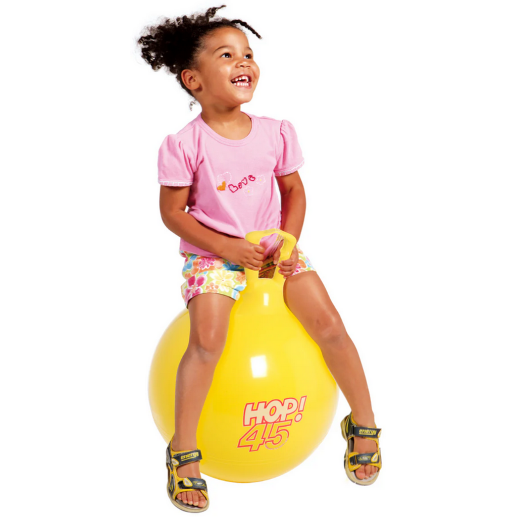 HOP BALL 45 CM YELLOW