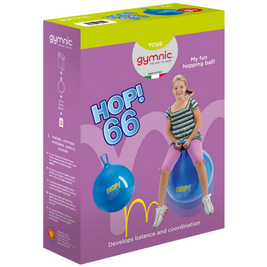 HOP BALL 66 CM  BLUE