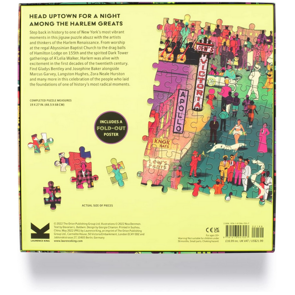 LAURENCE KING PUBLISHING WORLD OF HARLEM RENAISSANCE 1000 PC PUZZLE
