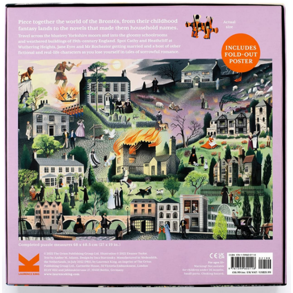 LAURENCE KING PUBLISHING WORLD OF THE BRONTES 1000 PC PUZZLE