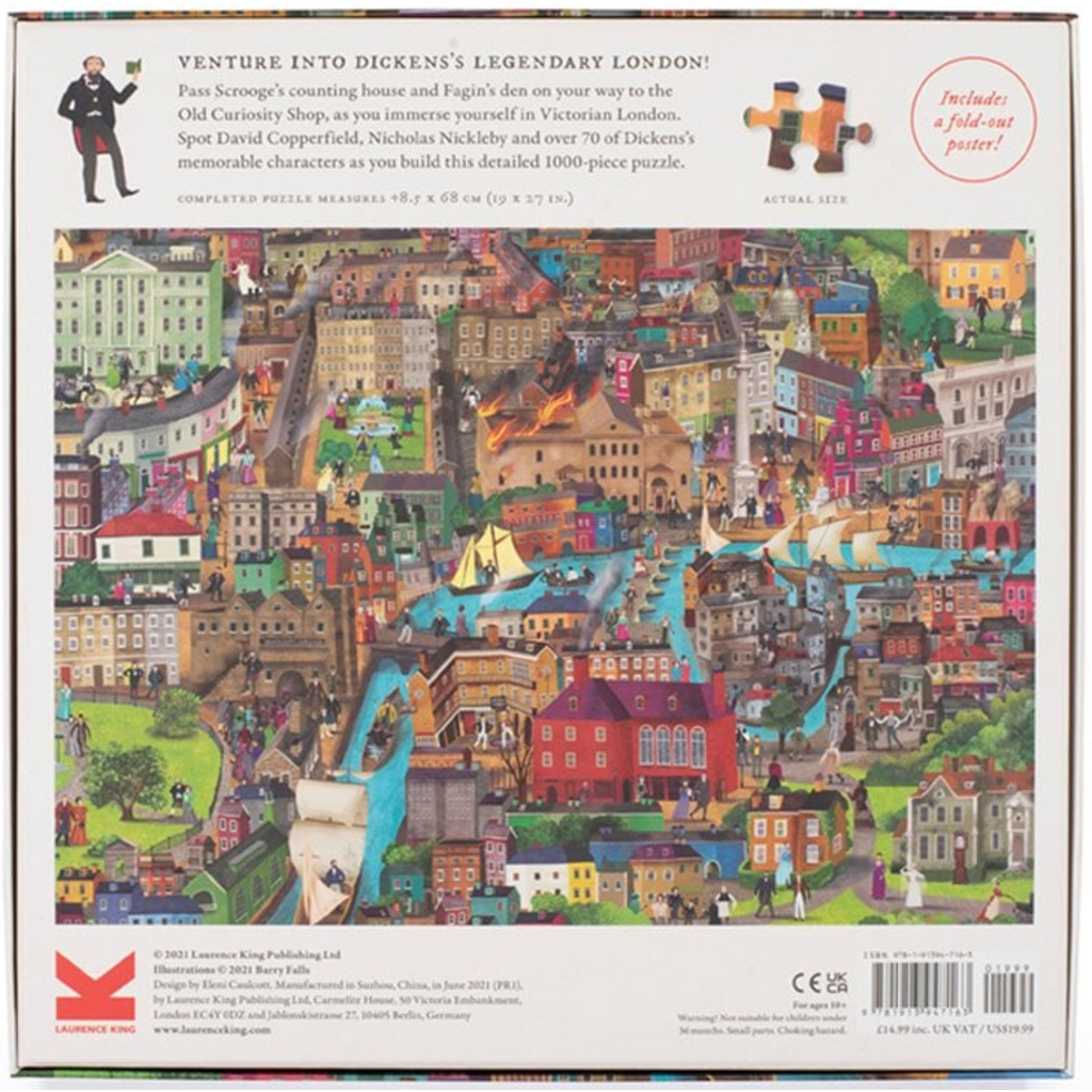LAURENCE KING PUBLISHING WORLD OF CHARLES DICKENS 1000 PC PUZZLE