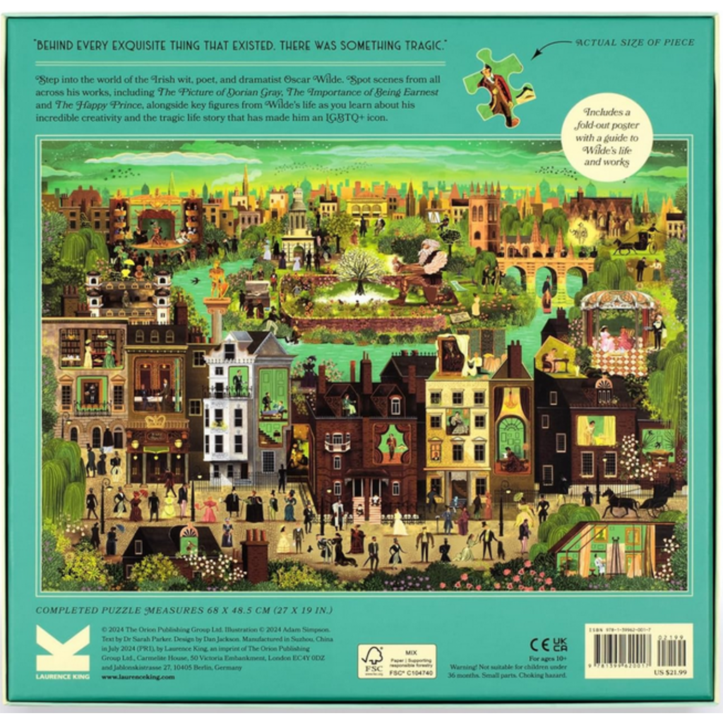 LAURENCE KING PUBLISHING WORLD OF OSCAR WILDE 1000 PC PUZZLE*