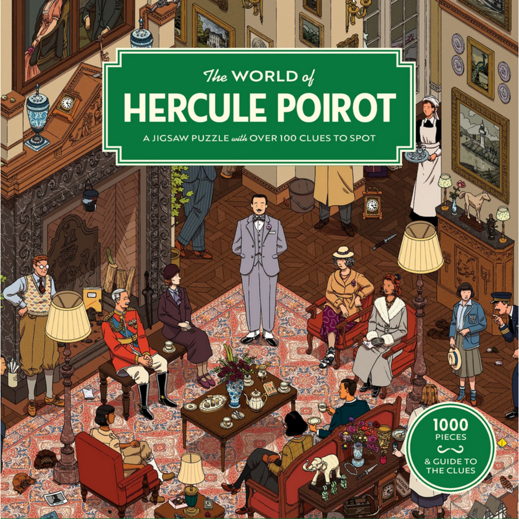 LAURENCE KING PUBLISHING WORLD OF HERCULE POIROT 1000 PC PUZZLE
