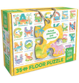 COBBLE HILL DINOSAUR ALPHABET 35 PC FLOOR PUZZLE