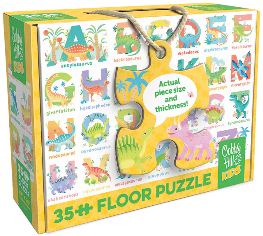 DINOSAUR ALPHABET 35 PC FLOOR PUZZLE