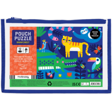 MUDPUPPY POUCH PUZZLE 12 PC RAINFOREST
