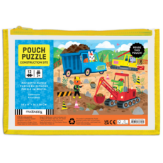 MUDPUPPY POUCH PUZZLE 12 PC CONSTRUCTION SITE