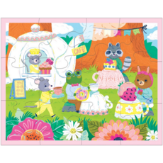 MUDPUPPY POUCH PUZZLE 12 PC TEA PARTY