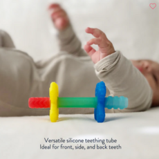 ITZY RITZY TEENSY TUBES TEETHER RAINBOW