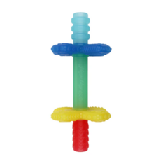 ITZY RITZY TEENSY TUBES TEETHER RAINBOW