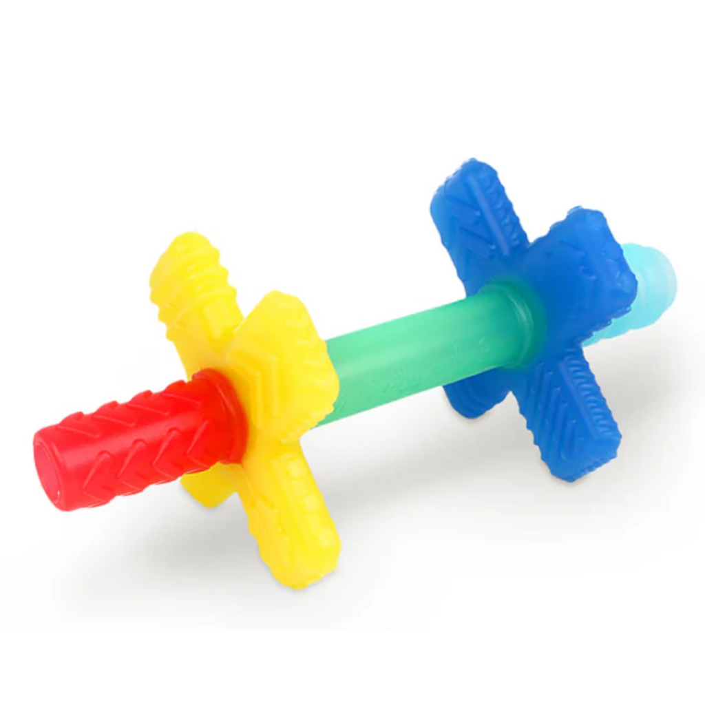 ITZY RITZY TEENSY TUBES TEETHER RAINBOW