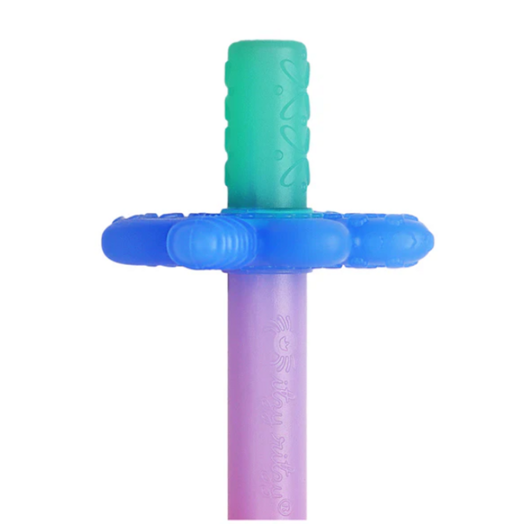 TEENSY TUBES TEETHER PINK RAINBOW