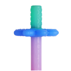 ITZY RITZY TEENSY TUBES TEETHER PINK RAINBOW