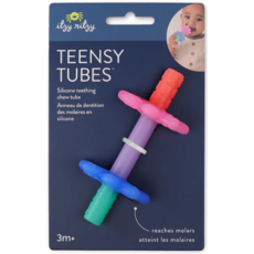 TEENSY TUBES TEETHER PINK RAINBOW